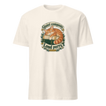 Quiet Company, Loud Purrs Tee on Natural Gildan 64000 T-shirt, front DTG print