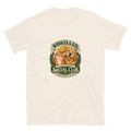 Whisker & Kin Social Club Tee on Natural Gildan 64000 T-shirt, front DTG print